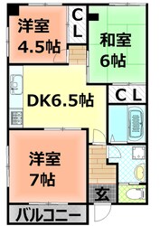 フジハイツの物件間取画像